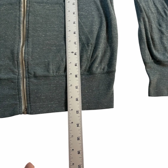 Nike Women’s Full Zip-Up Lightweight Hoodie | Heathered Sage Green | Medium - Picture 7 of 9